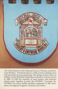National Union Of Hosiery & Knitwear Workers Banner Postcard