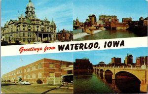 Greetings From Waterloo Iowa Multi View