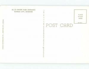 Unused Pre-1980 PARK SCENE Kansas City Missouri MO c7261