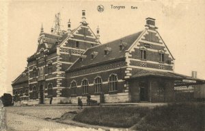 PC BELGIUM, TONGRES, GARE, Vintage Postcard (b30122)