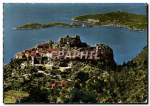 Modern Postcard Eze Village General view Basically Cap Ferrat