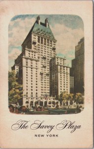 The Savoy Building New York City Vintage Postcard C097