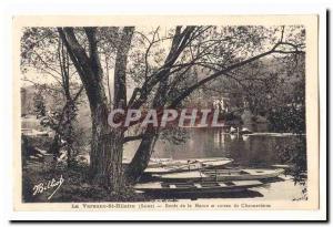 La Varenne Saint Hilaire Old Postcard Banks of the Marne and hillside Chennev...