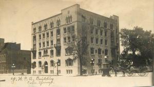 C-1905 Colorado Springs Colorado YMCA Building RPPC real photo postcard 9505