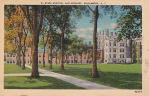 State Hospital and Grounds - Binghamton NY, New York - Linen