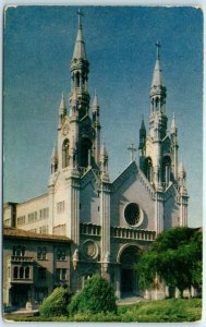 Postcard - Saints Peter and Paul Church - San Francisco, California