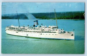 Miami Florida FL Postcard Eastern Steamship Corp Scenic View 1962 Vintage