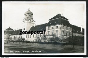 dc809 - AUSTRIA Rechnitz 1940s Schloss. Real Photo Postcard. Burgenland