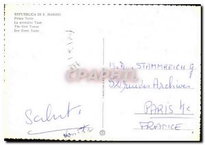 Postcard Modern Repubblica di S Marino the first tower