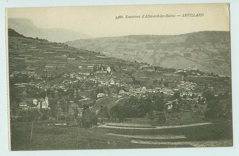 030912 ARVILLARD FRANCE ENVIRONS D'ALLEVARD-LES-BAINS POSTCARD CP