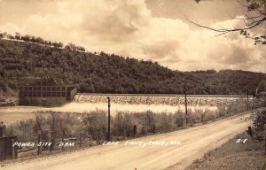 RPPC, Lake Taneycomo,Power Site Dam,Rockaway, Forsythe,Branson MO,Old Post Card