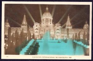 National Palace Barcelona Int'l Exposition unused c1929