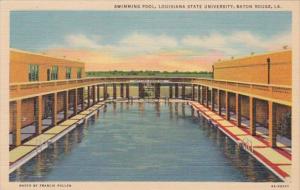 Louisiana Baton Rouge Swimming Pool Louisiana State University Curteich