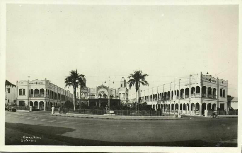 indonesia, JAVA SOERABAIA, Oranje Hotel (1920s) RPPC Postcard