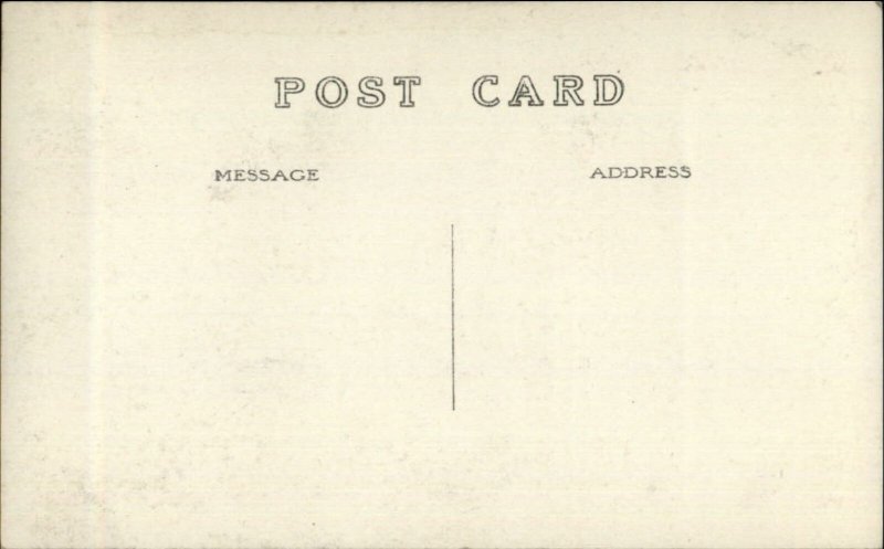 Lake Placid NY Ski Trail c1915 Real Photo Postcard