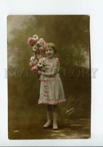 3178058 Lovely Girl FLOWERS Vintage PHOTO tinted IRISA PC