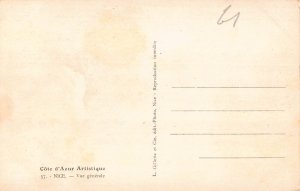 France Nice General View vintage postcard