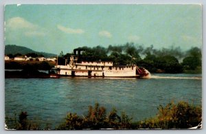 Riverboat  Charleston, West Virginia  Postcard  1955