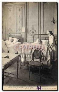 Postcard Old Sante Army Hospital of & # 39Ecosse Salon Borghese Great wounded...