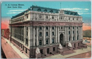 c1910s New York City, NY US Customs House Old World Tartaria Antiquitech PC A189