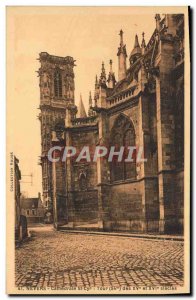 Old Postcard Nevers Cathedrale St Cyr Tour