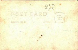 RPPC Lake Fort Smith From Observation Platform Arkansas AR UNP Postcard D7