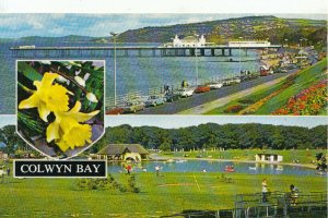 Wales Postcard - Views of Colwyn Bay - Denbighshire - Ref TZ4538