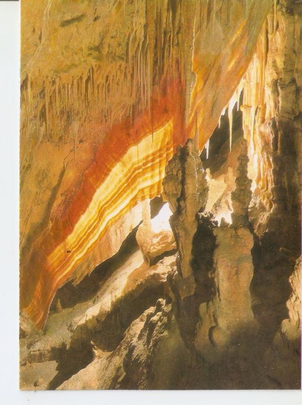 Postal 038723 : Cuevas del Drach. Porto Cristo - Mallorca. Bandera