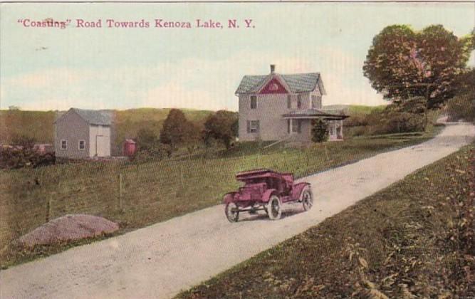 New York Kenoza Lake Coasting Road