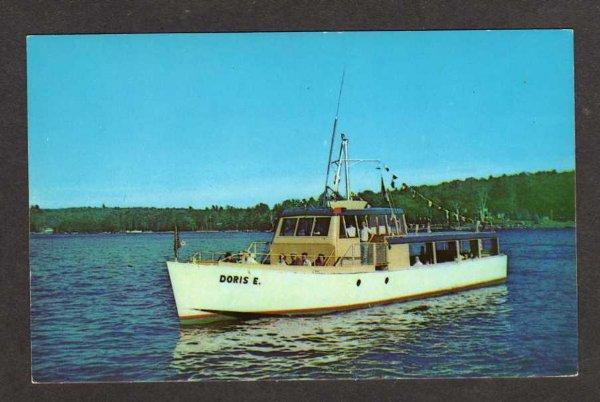 NH MV Doris E Boat LAKE WINNIPESAUKEE NEW HAMPSHIRE PC