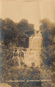 LPS77 CHITTENANGO New York Falls Real Photo Postcard