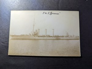 Mint Germany Ship Naval Postcard SMS Kreuzer Bremen