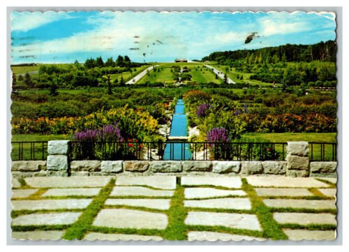 1976 International Peace Garden North Dakota Vtg. Postcard Continental View Card 