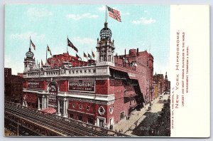 New York Hippodrome Famous Playhouse In New York City Historic Landmark Postcard