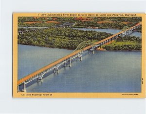 Postcard New Susquehanna River Bridge, Maryland