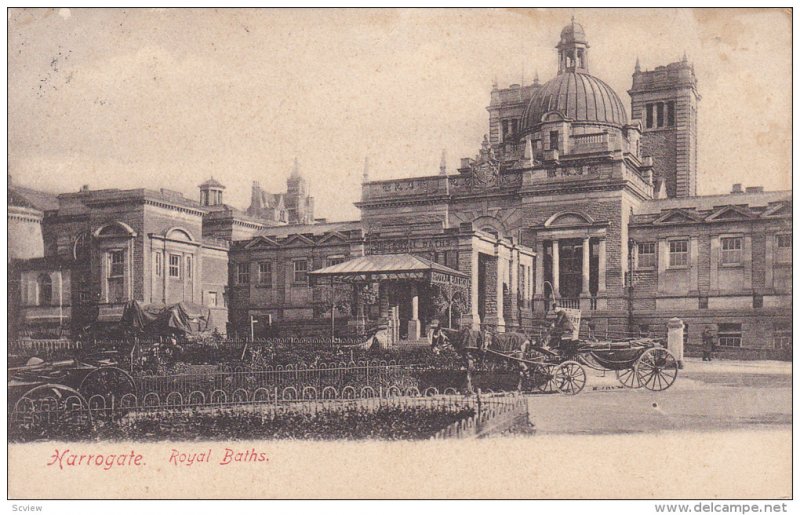 Royal Baths, Horse Cart, HARROGATE (North Yorkshire), England, UK, PU-1910