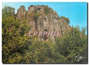 Modern Postcard The Organs of Bort Correze basaltic rocks