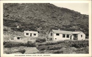 White Mountains NH Shorey 1413 Madison Spring Huts Real Photo Postcard