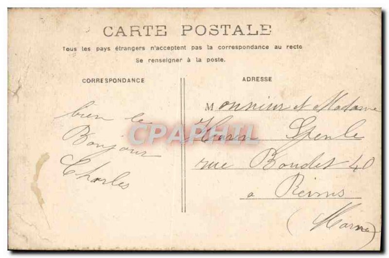 Old Postcard Paris Seine at Pont Royal