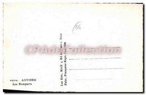 Postcard Old Antibes Remparts