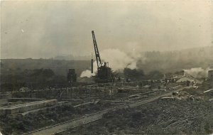 Postcard RPPC 1915 Oregon Brookings Large Building construction McPeak 24-86