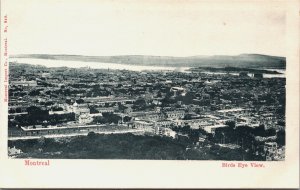 Canada Montreal Birds Eye View Vintage Postcard C091