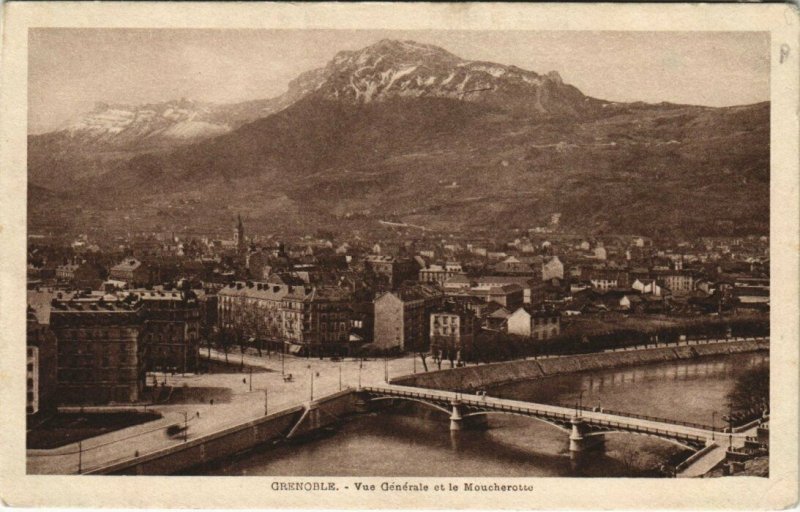 CPA GRENOBLE Vue générale et le Moucherotte (685741)