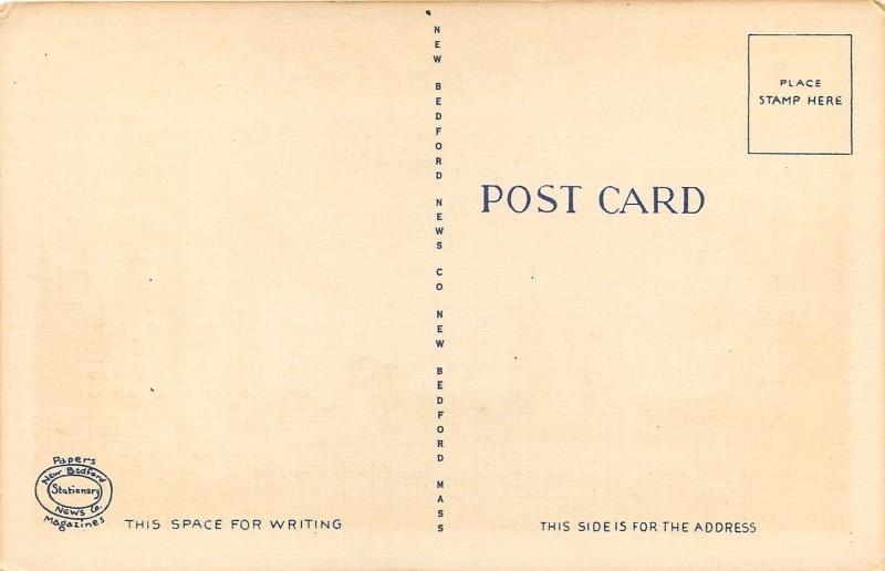 Cape Cod Massachusetts~Grist Mill~Dutch Windmill~Pergola~1940s Linen Postcard