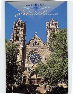 Postcard Cathedral of the Madeleine Salt Lake City Utah USA