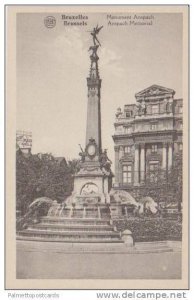 Monument Anspach, Bruxelles, Belgium 1900-10s