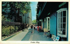 USA Pirates Alley New Orleans Louisiana Vintage Postcard 07.35