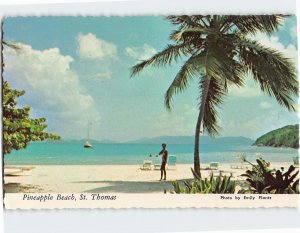 Postcard Pineapple Beach, St. Thomas, Frydendal, U.S. Virgin Islands