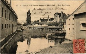 CPA Dijon - L'Ouche derriere l'Hopital - Les Lavoirs (103346)