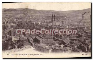 Old Postcard Saint Chamond Vue Generale